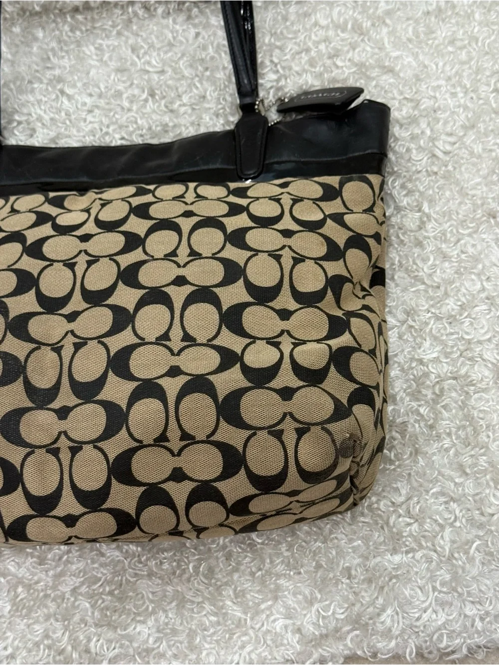 Coach canvas monogram